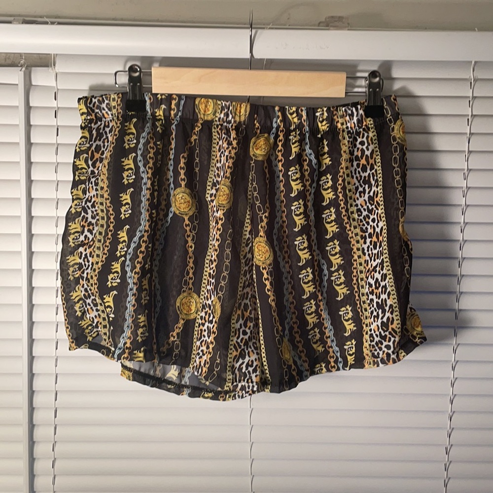 Versace-Esque Print SHEIN Shorts